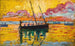 Concarneau studie - Paul Signac — vy av konstverket