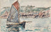 Segelbåt erövrande - Paul Signac — vy av konstverket