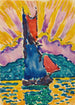 Solnedgång - Paul Signac — vy av konstverket