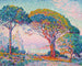 La Baie de Saint-Tropez - Paul Signac — vy av konstverket