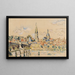 La Charité-sur-Loire - Paul Signac — inramlat konstverk på väggen