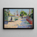 La Fête des dernières - Paul Signac — inramlat konstverk på väggen