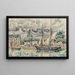 Le port de Paimpol - Paul Signac — inramlat konstverk på väggen
