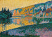 Les Andelys Solnedgång - Paul Signac — vy av konstverket
