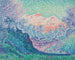 Les Diablerets, Loldenhorn och Cabesson - Paul Signac — vy av konstverket