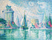 Les Tours vertes de La Rochelle - Paul Signac — vy av konstverket