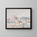 Lézardrieux - Paul Signac — inramlat konstverk på väggen