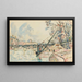 Paris, Seine vid konstnärsbron - Paul Signac — inramlat konstverk på väggen