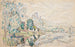 Petit Andely Château Gaillard - Paul Signac — vy av konstverket