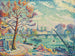 Pont des Arts, Paris - Paul Signac — vy av konstverket
