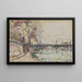 Pont des Arts - Paul Signac — inramlat konstverk på väggen
