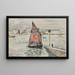 Port-Louis - Paul Signac — inramlat konstverk på väggen