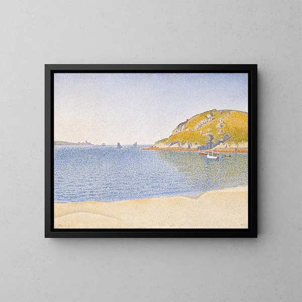 Port de Saint-Cast - Paul Signac — inramlat konstverk på väggen
