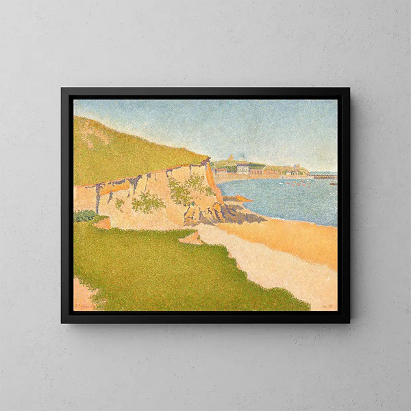 Portrait de Tertre Denis - Paul Signac — inramlat konstverk på väggen