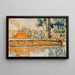 Rivière - Paul Signac — inramlat konstverk på väggen