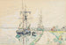 Rivière de Vannes - Paul Signac — vy av konstverket