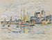 Vue du port de Dolonne - Paul Signac — vy av konstverket