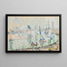 Saint-Gilles-Croix-de-Vie - Paul Signac — inramlat konstverk på väggen