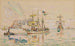 Saint-Malo, Les Terre-Neuvas (Konflikt de cas) - Paul Signac — vy av konstverket