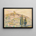 Saint-Paul - Paul Signac — inramlat konstverk på väggen