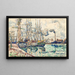 Saint-Servan - Paul Signac — inramlat konstverk på väggen
