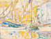 Saint-Tropez - Paul Signac — vy av konstverket