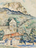 Sallanches La dent de Warens - Paul Signac — vy av konstverket
