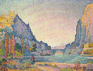 Sisteron - Paul Signac — vy av konstverket