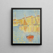 The Buoy La bouée - Paul Signac — inramlat konstverk på väggen