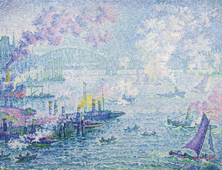 Le port de Rotterdam - Paul Signac — vy av konstverket