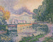 Le canal des remorqueurs à Samois - Paul Signac — vy av konstverket