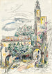 Vaison - Paul Signac — vy av konstverket