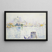 Le Grand Canal de Venise - Paul Signac — inramlat konstverk på väggen