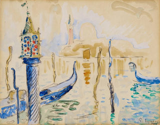 Fanal du Traghetto à Venise - Paul Signac — vy av konstverket