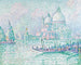 Venise, La Salute, Vert - Paul Signac — vy av konstverket