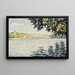 Vue de la Seine à Herblay - Paul Signac — inramlat konstverk på väggen