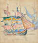 Voiliers - Paul Signac — vy av konstverket