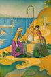 Kvinnor vid brunnen - Paul Signac — vy av konstverket