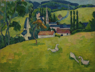 Pont-Aven, Le Pouldu - Paul Sérusier — vy av konstverket