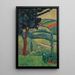 Vallée par temps gris Châteauneuf - Paul Sérusier — inramlat konstverk på väggen