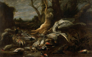 Paul de Vos - Landscape with hunting.webp