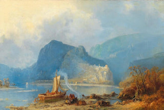 Paul von Franken - Mountain lake in the Caucasus.webp