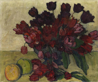 Naturtavla med blommor - Paul von Schlippenbach — vy av konstverket