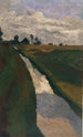 torvkanal - Paula Modersohn-Becker — vy av konstverket