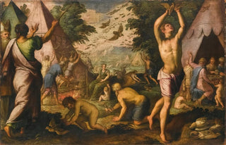 Pauwels Franck - An Episode From The Exodus A Storm Of Quails Gathers Over The Israelites Camp.webp
