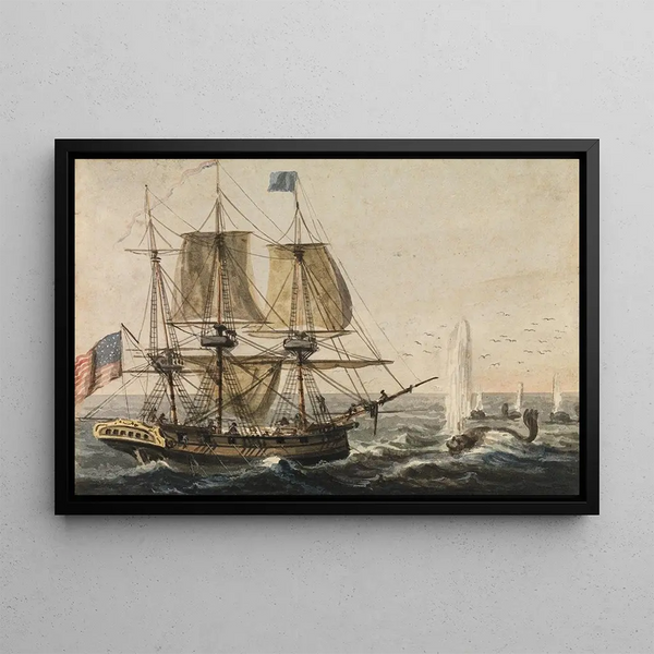 Pavel Petrovich Svinin - Replenishing the Ships Larder with Codfish off the Newfoundland Coast.webp