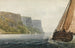 Le Paquebot Mohawk d'Albany passant les Palissades - Pavel Petrovich Svinin — vy av konstverket