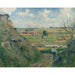 Reproduktion av målningen Landskap, Bazincourt - Camille Pissarro