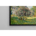 Reproduktion av målningen Landskap; Le Parc Monceau - Claude Monet