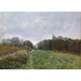 Reproduktion av målningen Landskap vid Louveciennes - Alfred Sisley